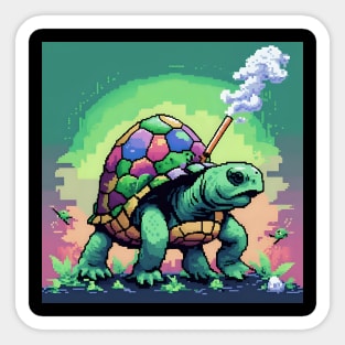 Stoned Turtle Sticker